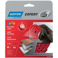 Sale NORTON 5 Disques auto-agrippants Multiair Diam150 G120