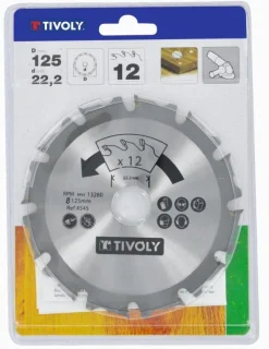 New TIVOLY 1 disque à sculpter Ø125 ale 22,2