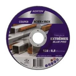 Online NORTON Disque à tronçonner acier et inox 125x0,8mm Grain 60