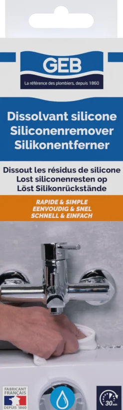 Hot GEB Dissolvant silicone joints et mastics tube 125 ml