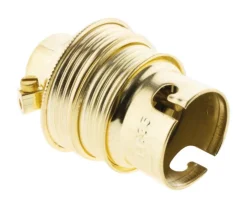 Sale ZENITECH Douille B22 acier laitonné filet + 1 bague doré