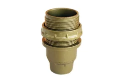 Outlet TIBELEC Douille E14 isolée 1/2fil + bague