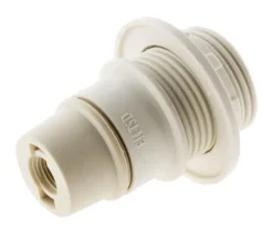 Outlet ZENITECH Douille E14 nylon + 1 bague blanc