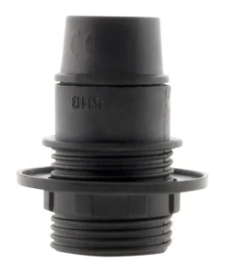 ZENITECH Douille E14 nylon bague simple noir