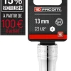 FACOM Douille 1/2" 6 pans 13 mm