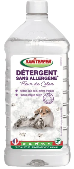 New SANITERPEN Détergent sans allergène fleur de coton 1L
