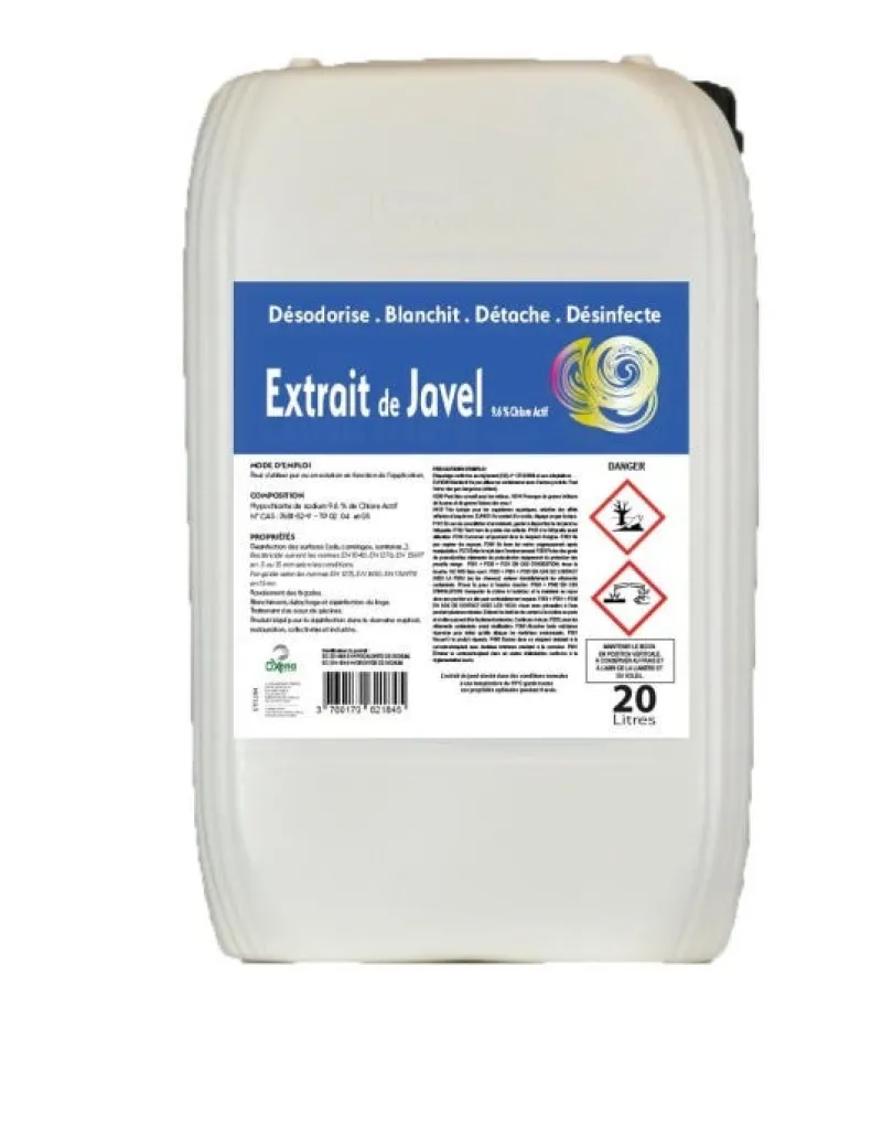 Hot Eau de Javel 36° 9.6% 20L