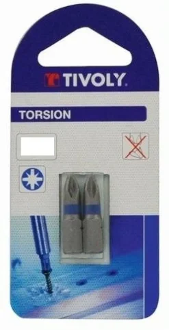 Clearance TIVOLY 2 Embouts de vissage PZD TORSION N°3 25mm