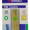 TIVOLY Embouts de vissage titane TX N25-30-40 L.50mm