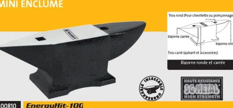 Online PEUGEOT OUTILLAGE Enclume 10 kg ENERGYHIT-1000