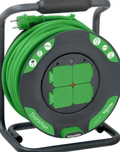 Best SCHNEIDER Enrouleur chantier 25m 3g2,5