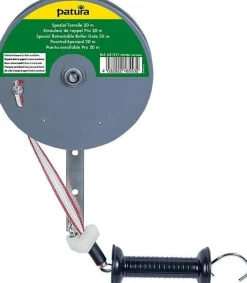 Outlet PATURA Enrouleur de rappel Pro inclinable 10 m avec ruban 20 mm