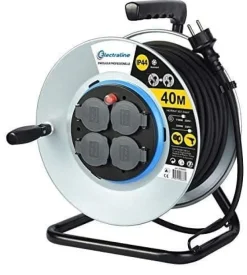 Online ELECTRALINE Enrouleur métal 40m