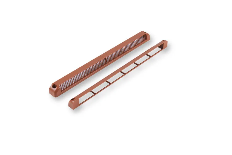 Outlet Entree d'air à visser ABS marron pour portes et fenêtres
