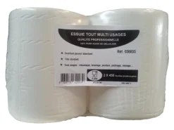 Clearance Essuie-tout multiusage blanc 2 plis 450 feuilles (x2)