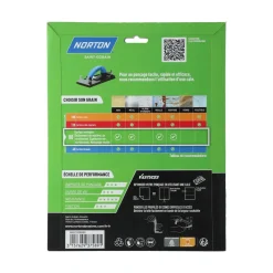 Online NORTON 3 Feuilles abrasives Super Flexibles 230x280 Grain 80