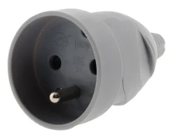 Sale ZENITECH Fiche femelle 16A gri sécu NF