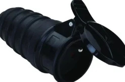 Outlet DISMO Fiche femelle 2 pôles + terre caoutchouc