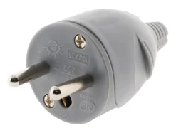 Best ZENITECH Fiche mâle 16A gris NF