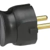 Sale LEGRAND Fiche 2 pôles 16A extra plat noir