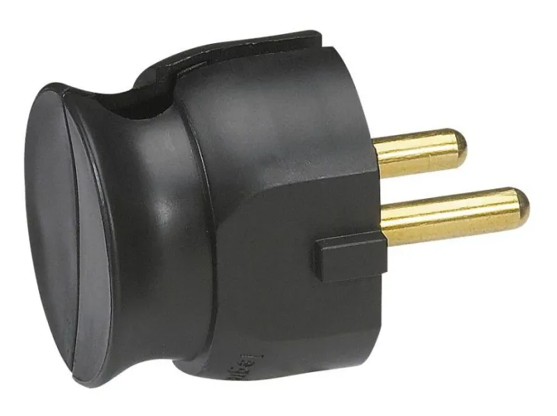 Sale LEGRAND Fiche 2 pôles 16A extra plat noir