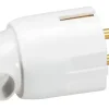 Discount LEGRAND Fiche 2 pôles + terre FR-SC orientation blanc