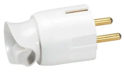 Discount LEGRAND Fiche 2 pôles + terre FR-SC orientation blanc
