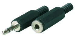 Clearance 2 fiches audio FPE jack 3.5mm mâle/femelle