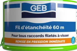 Online GEB Fil d'étanchéité 100 % PTFE 60m