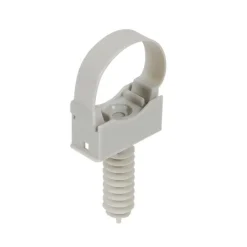 Outlet DEBFLEX Fixation pour tube Ø16mm gris