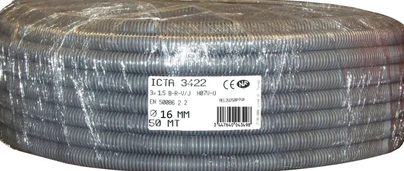 New ELECTRALINE Gaine préfilée 3g 1,5 mm - 50 m