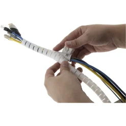 Discount ZENITECH Gaine range-câble Ø20mm 1,5m blanc