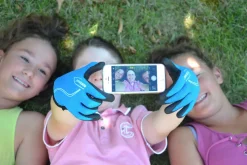 New ROSTAING Gants de jardinage/bricolage tactile pour ado Maxteen bleu