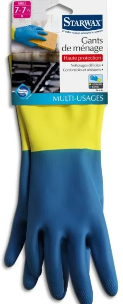 Outlet STARWAX Gants de ménage haute protection latex/néoprène multi-usages