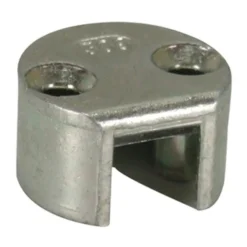 Discount Gâche de tringle d'extrémité à encastrer haut/bas Ø25x15mm