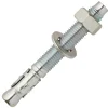 Goujon d'ancrage en acier zingué M12x100mm (x10)