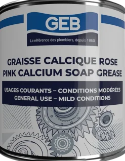 Clearance GEB Graisse calcique rose BT 600GR FR/GB