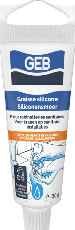 Online GEB Graisse silicone pour robinetteries/sanitaires 20g