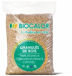 Discount BIOCALOR Granulés de bois pellets 100% résineux sac de 15kg
