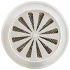 Clearance Grille ABS + anti-moustique blanc tube réglable Ø7,8 cm