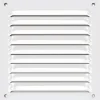 Clearance Grille Alu Blanc 150x150mm avec moustiquaire - AUTOGYRE