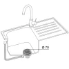 Best WIRQUIN Grille anti-déchets chromée Ø70 mm