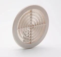 Online Grille à clipser ABS + moustiquaire blanc pour tube Ø12,4-14