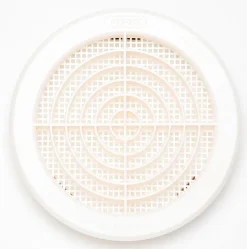 Online Grille à clipser ABS + moustiquaire blanc pour tube Ø12,4-14