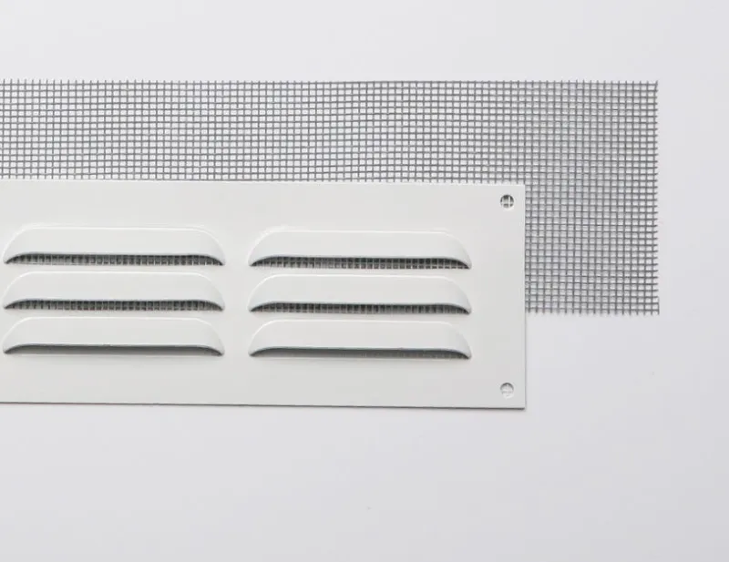 Grille en alu 0,8 mm anti-moustique blanc 5x15m