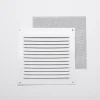 New Grille en alu 0,8 mm anti-moustique blanc 15x15 cm