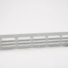 Online Grille en alu 0,8 mm anti-moustique blanc 5x40 cm