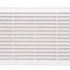 Clearance Grille à encastrer ABS + moustiquaire blanc 13x23.6 cm