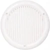 Outlet Grille ronde ABS à visser blanc Ø6.4 cm