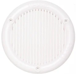 Outlet Grille ronde ABS à visser blanc Ø6.4 cm